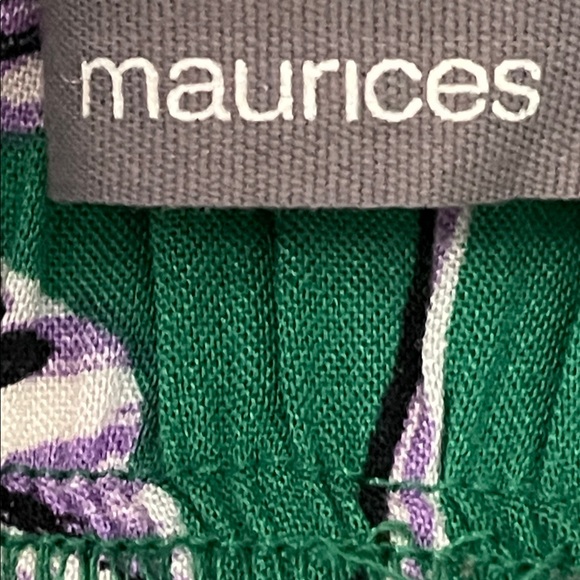 Maurices Green Faux Wrap Floral Maxi Skirt - Picture 5 of 6